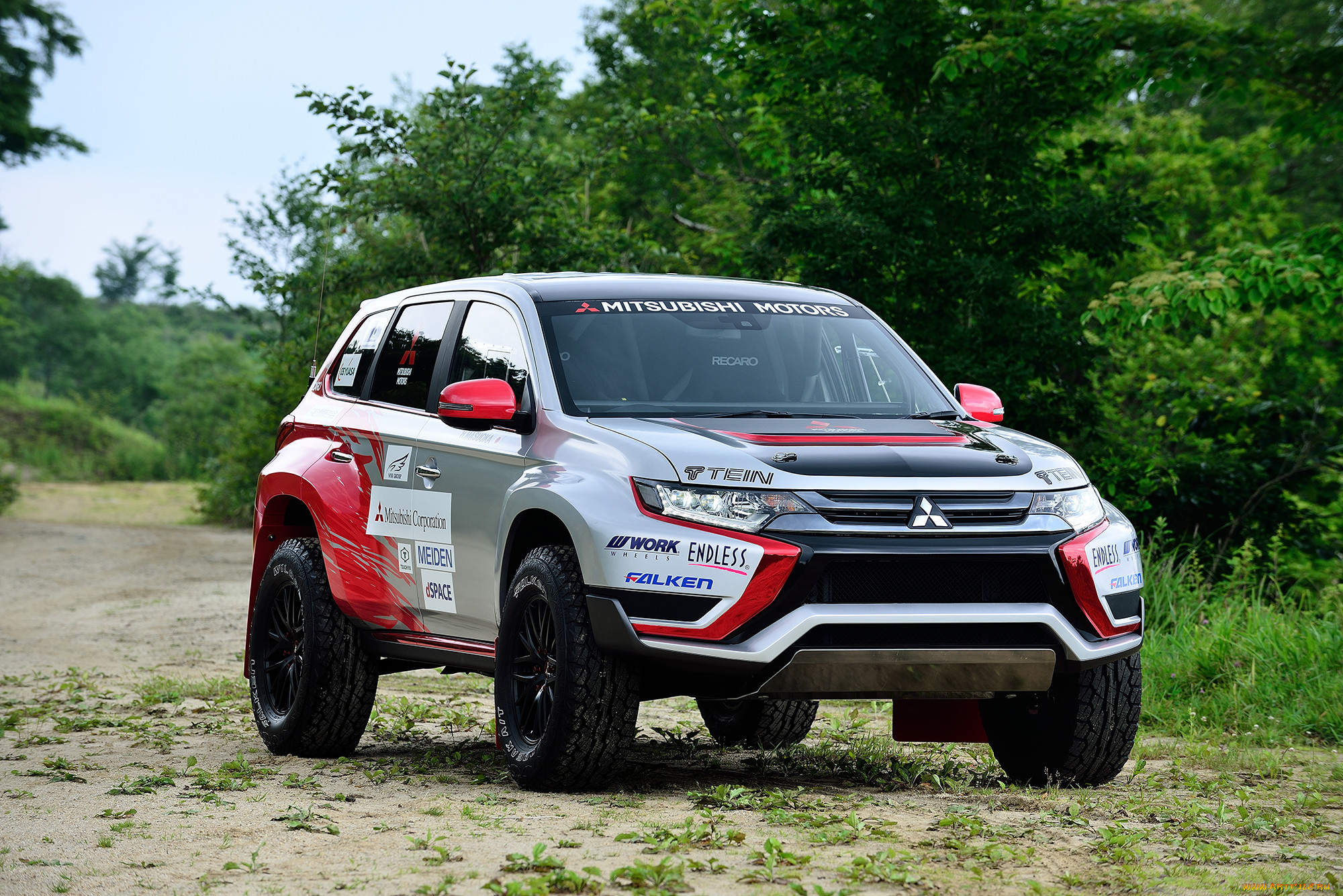 , mitsubishi, 2015, car, race, baja, outlander, phev